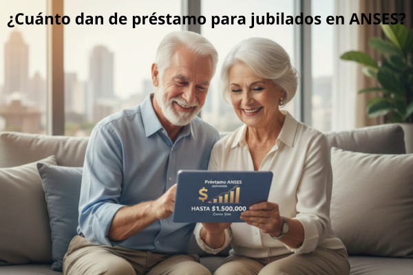 ¿Cuánto dan de préstamo para jubilados en ANSES?